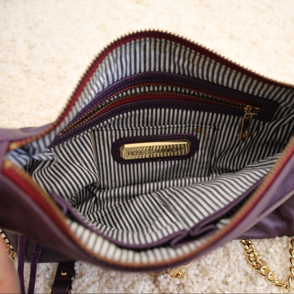 New Rebecca Minkoff M.A.C. Purple Crossbody - Picture 7 of 8